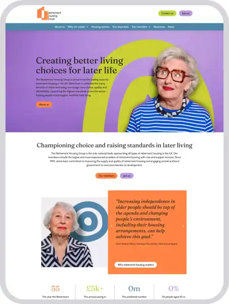 Creating better living choices for later life.