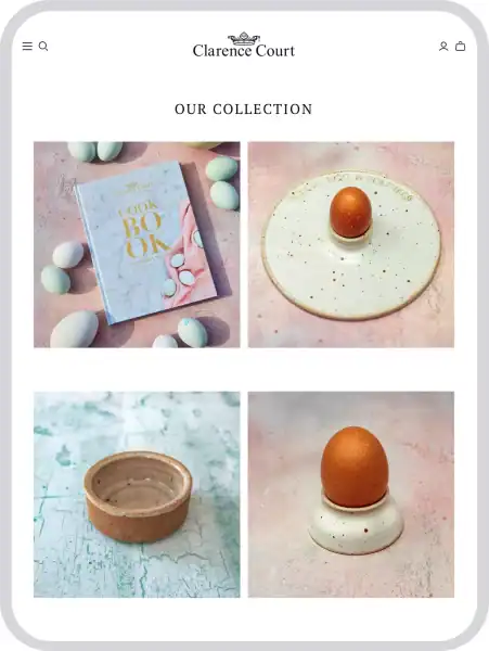 Eggs on a plate and book cover with eggs.
