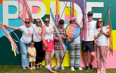 Lolly team at 2026 Sherborne Pride